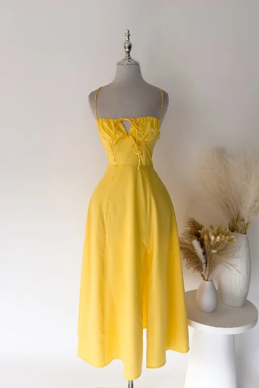 Holly Maxi Dress - Yellow