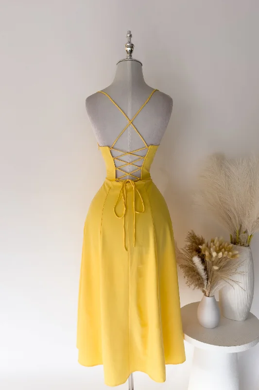 Holly Maxi Dress - Yellow