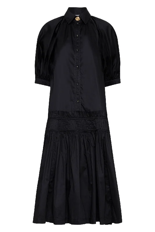 Novella Midi Smock Dress