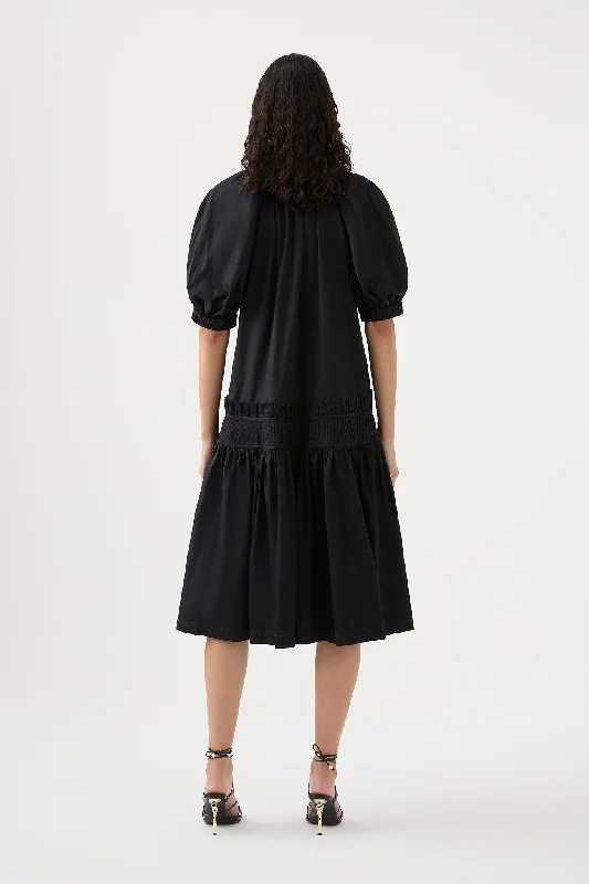 Novella Midi Smock Dress