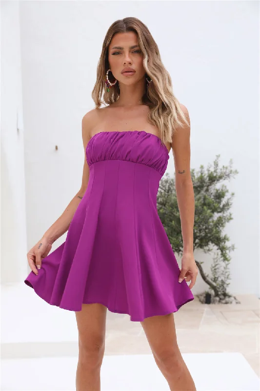 Beneath The Sky Dress Purple