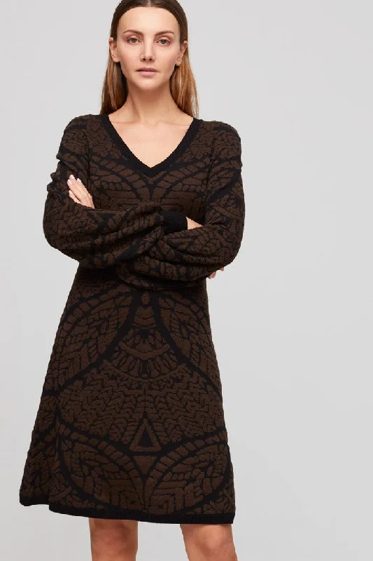 AM Rigel V/Neck Short Knit Dress