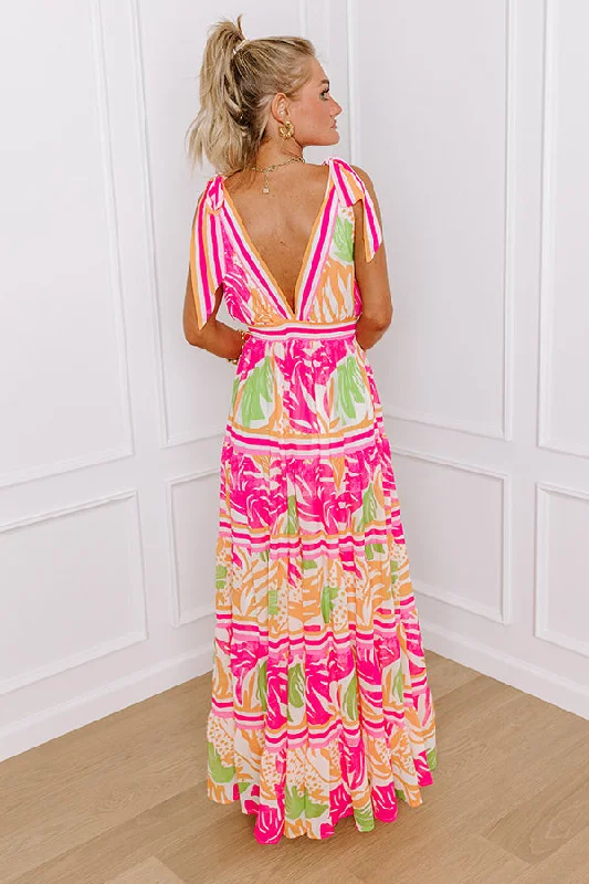 Bahama Bound Floral Maxi Dress