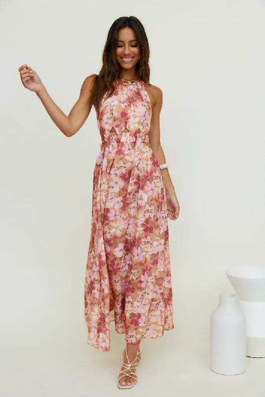 By The Breakwater Maxi Dress Brown