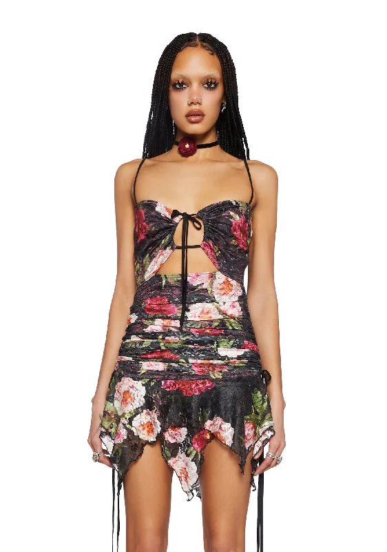 Heartfelt Horizon Mini Dress - Floral