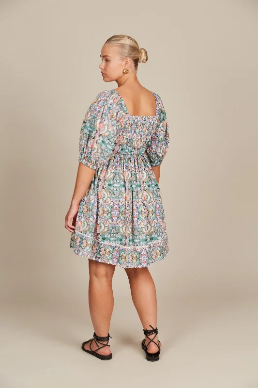 Isle of Mine - Remi Mini Dress - Lotus Fleuron PRESALE AUGUST DELIVERY