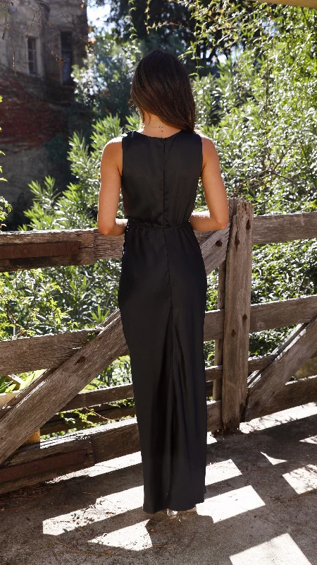 Lucia Maxi Dress - Black