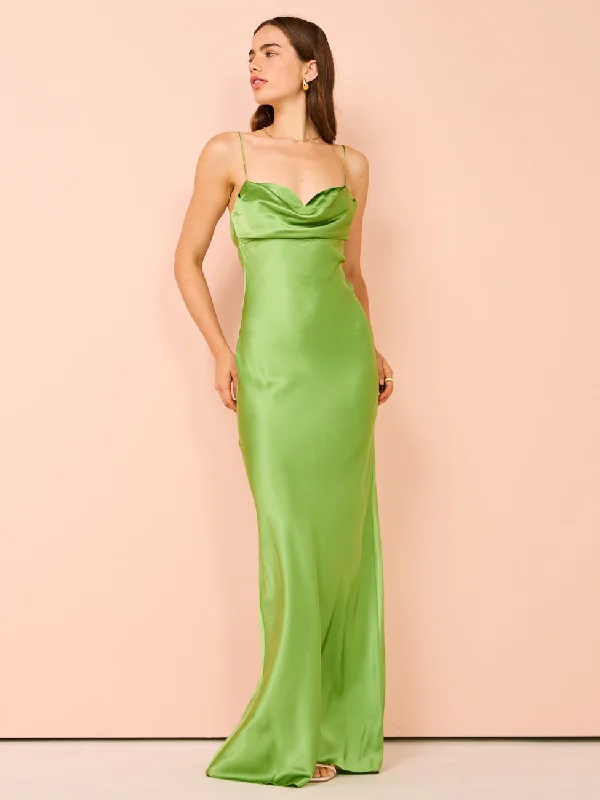 Rachel Gilbert Skye Gown in Green