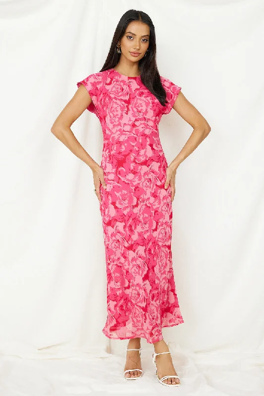 Speak Softly Maxi Dress Pink