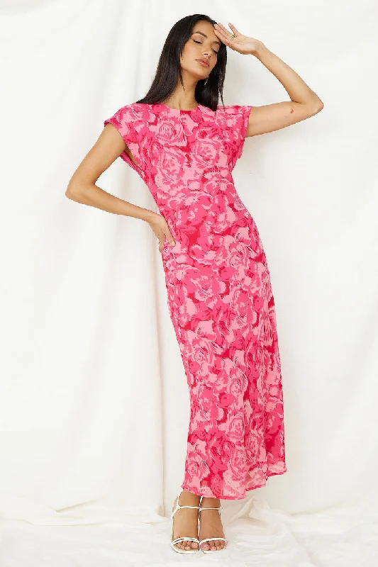 Speak Softly Maxi Dress Pink