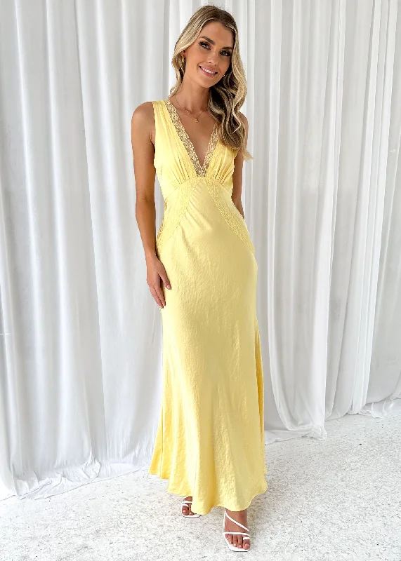 Syrah Maxi Dress - Yellow