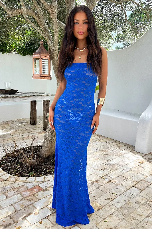 Veradi Maxi Dress - Royal Blue