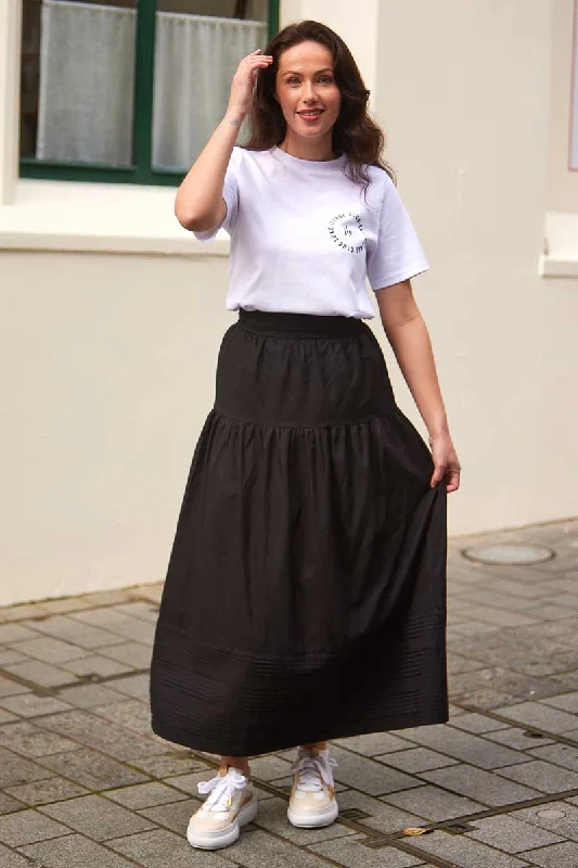 Gianna Maxi Skirt Black