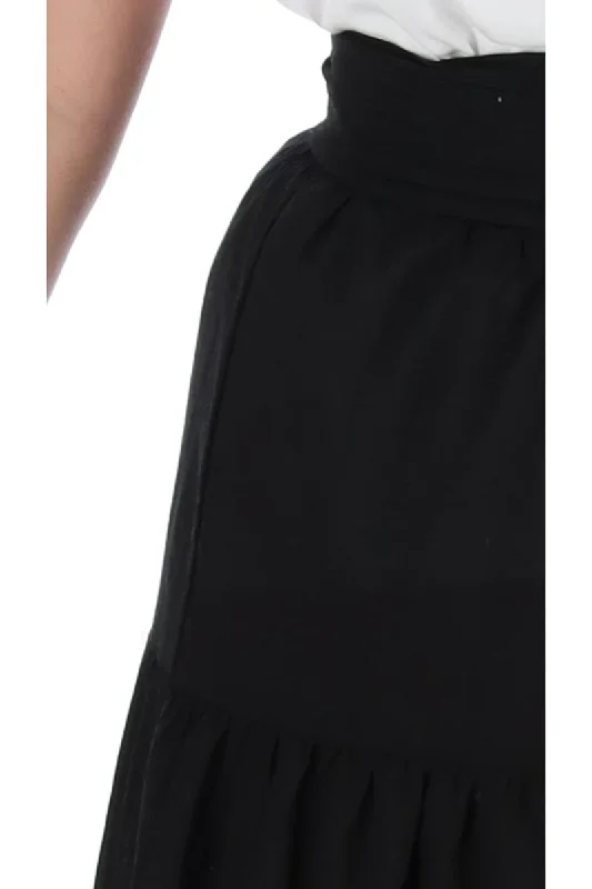 Gianna Maxi Skirt Black