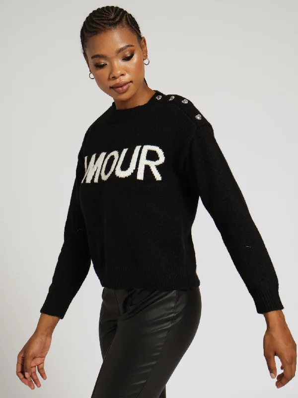 Amour Pullover - Black