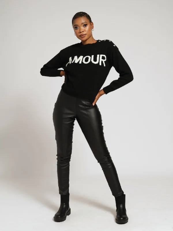 Amour Pullover - Black