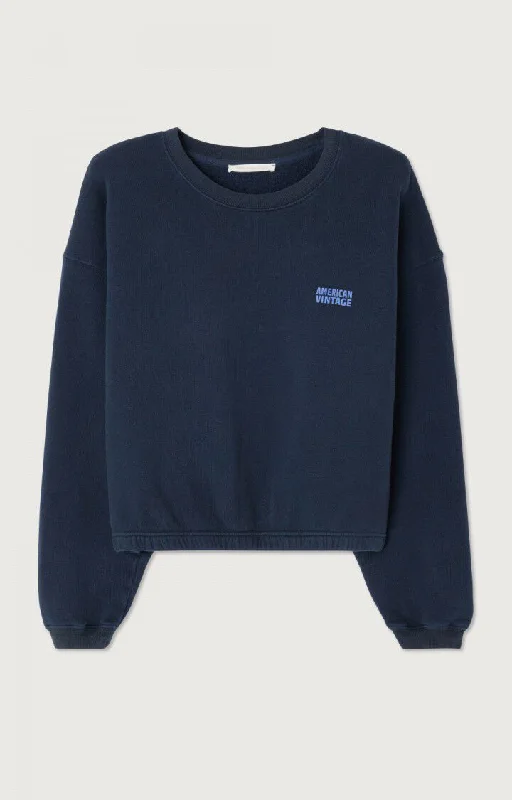 Sweatshirt Izu03a Marine-Vintage