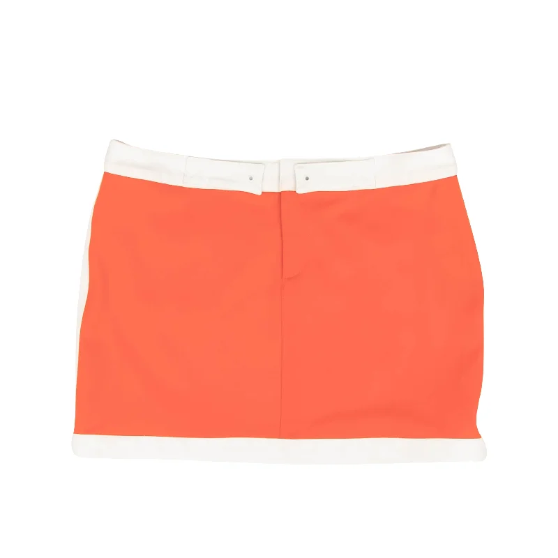 Anna Sui Polyester Mini Skirt - Orange/White