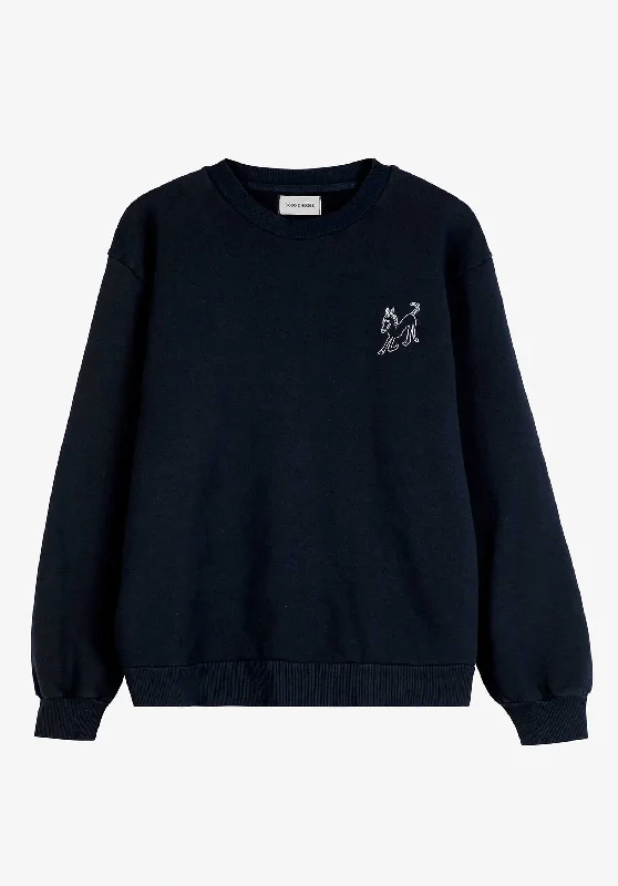 Sweatshirt The End 224ae004 401-Midnight-Blue