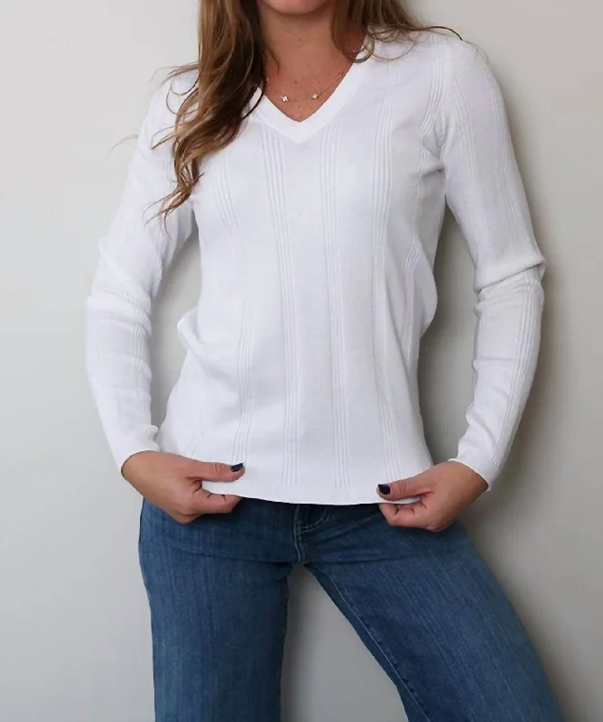 Breana Sweater In White