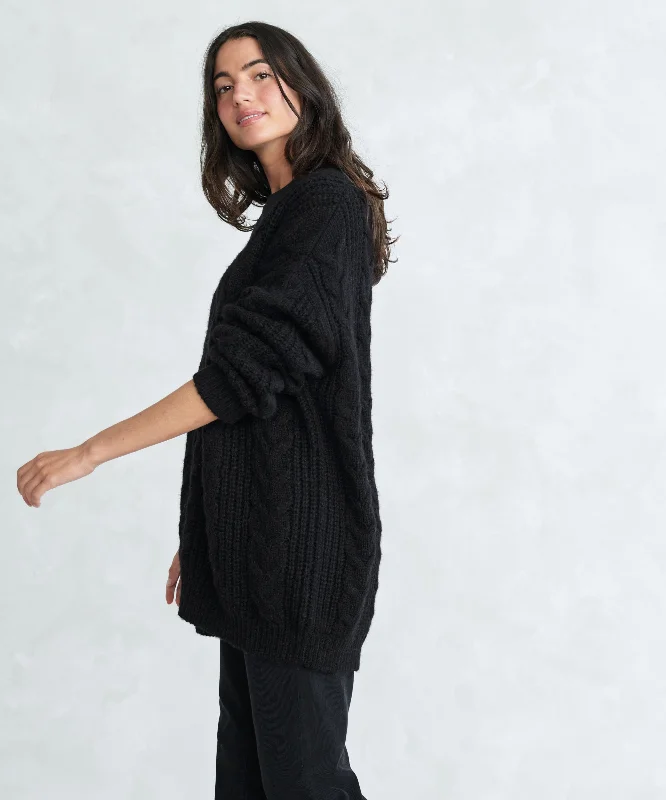 Cable Cocoon Cardigan