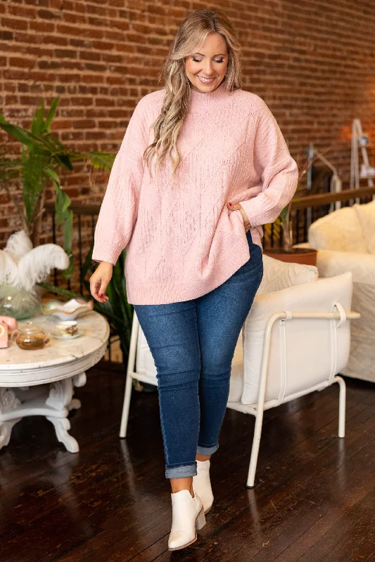 Enchanting Evenings Sweater, Blush