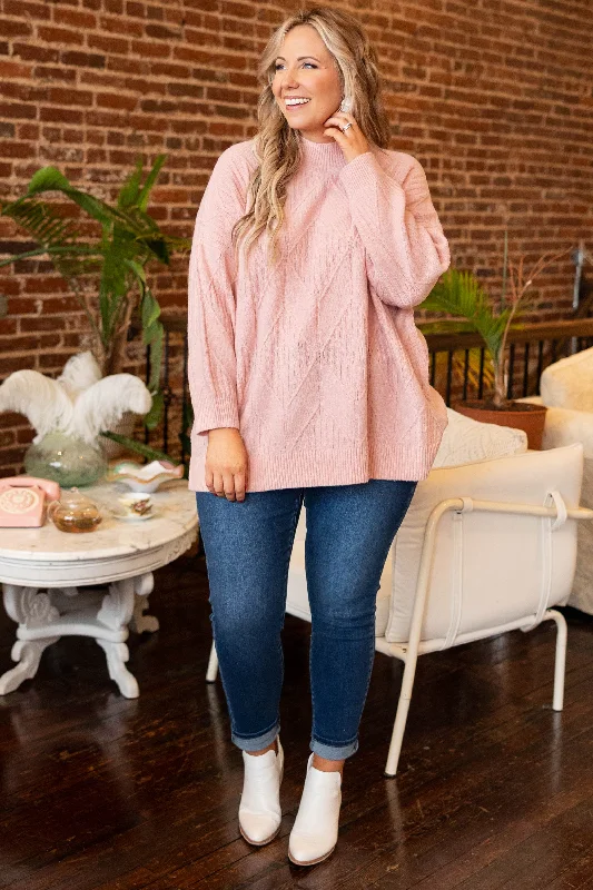 Enchanting Evenings Sweater, Blush