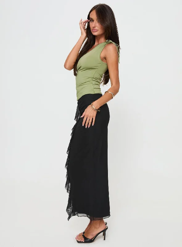 Fleming Maxi Skirt Black