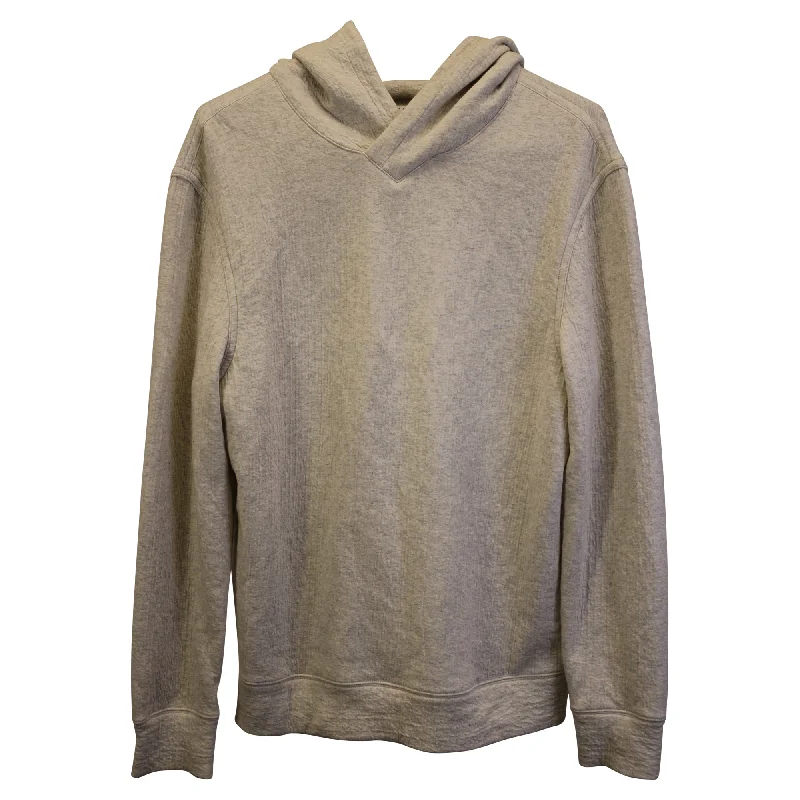 Helmut Lang Hoodie in Grey Cotton