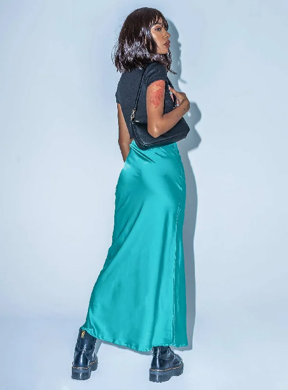 Medika Midi Skirt Teal