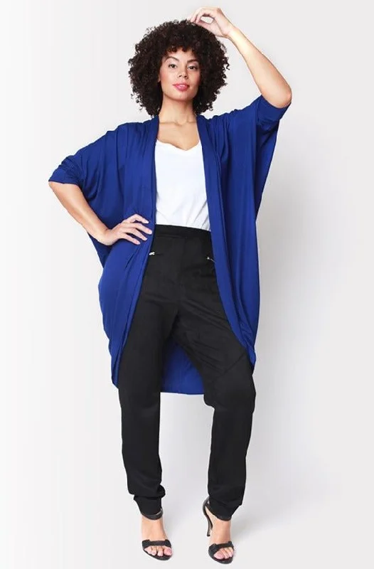 Mia Cocoon Cardigan // Cobalt