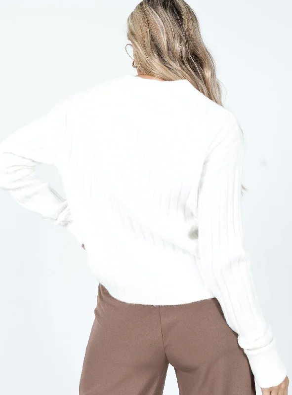 Sienna Knit Sweater White