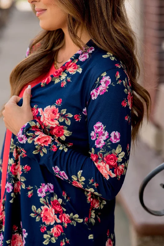 Roses Tunic Cardigan