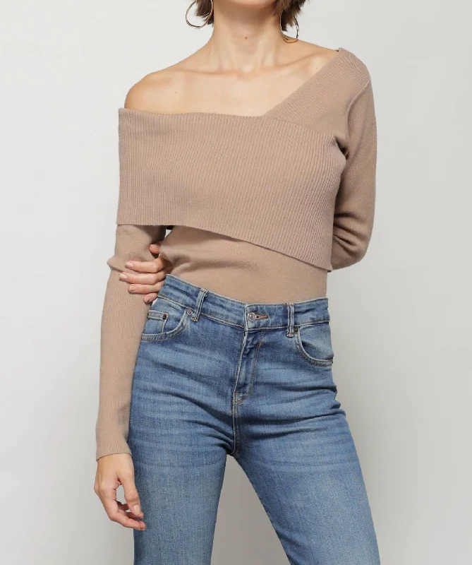 Sylvie Sweater In Taupe