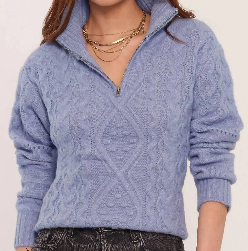 The Reena Sweater In Peri