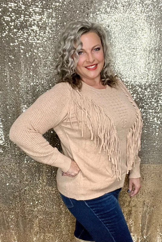 Fun With Fringe Sweater