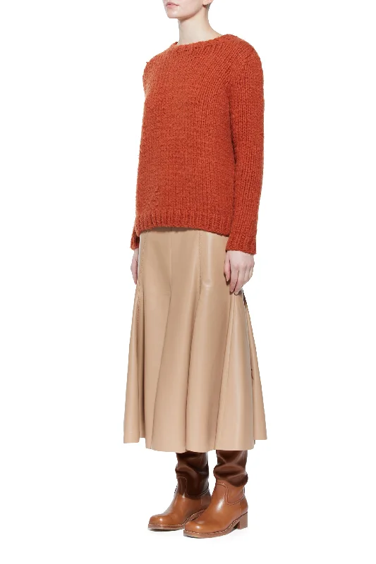 Lawrence Knit Sweater in Copper Welfat Cashmere