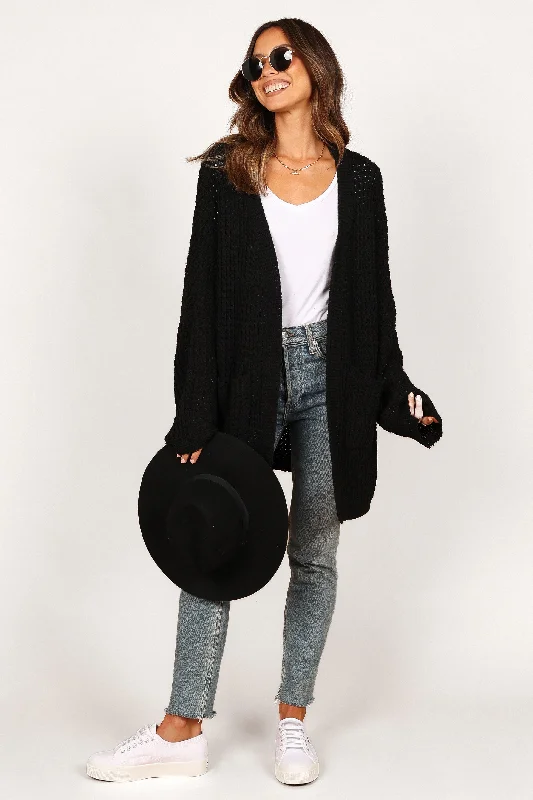 Leyonie Cardigan - Black