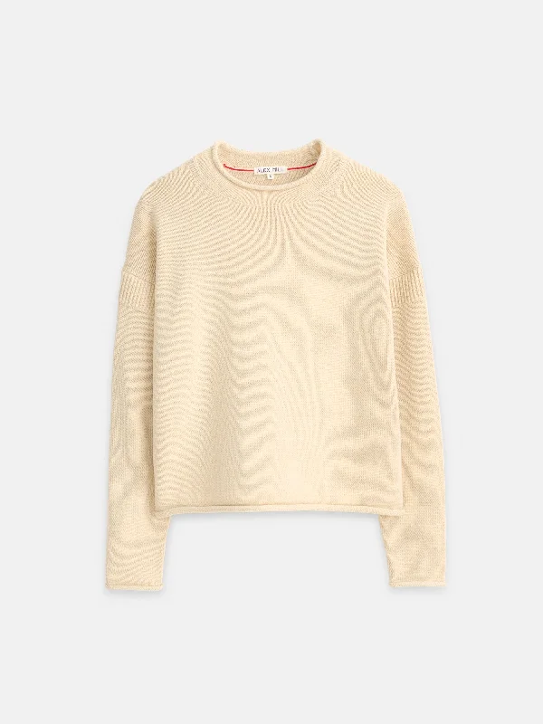 Mariner Rollneck Sweater In Cotton