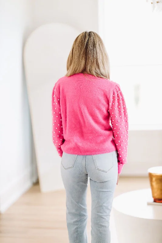 Pearl Dream Sweater - Pink