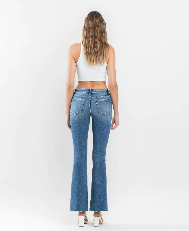 Amazes Low Rise Flare Jeans