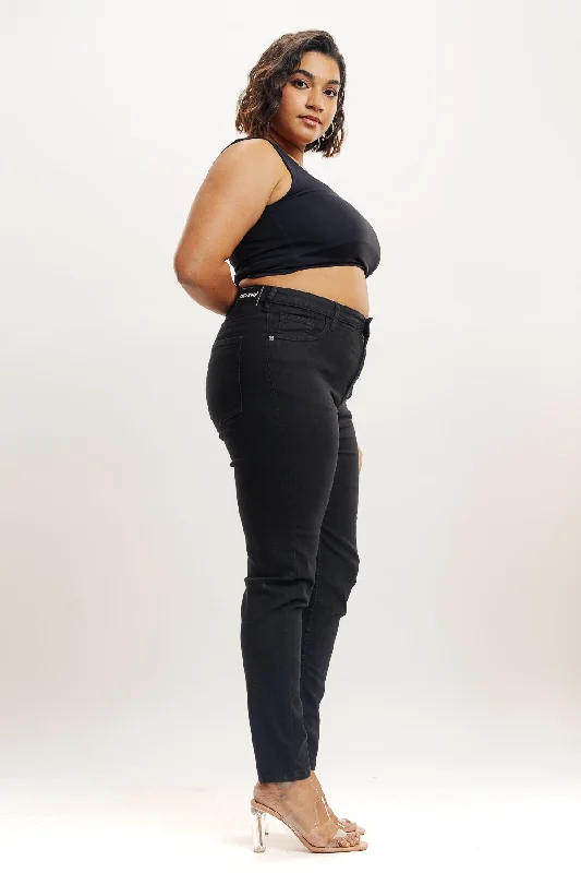 Black Skinny Curve Jeans