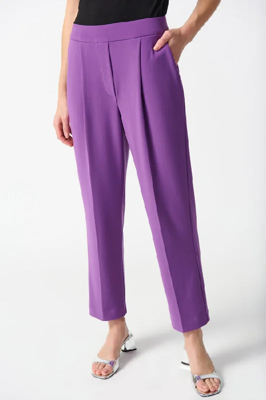 Cropped Pleated Pants