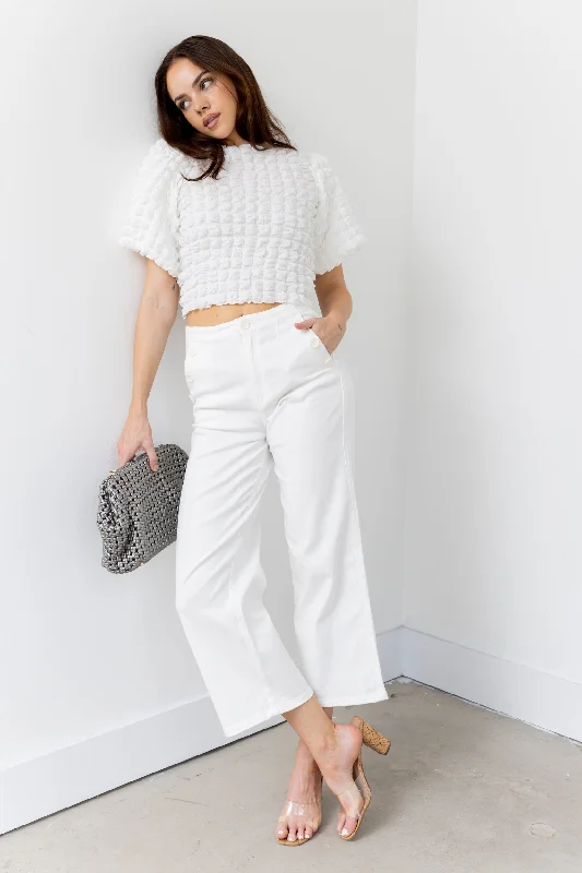 SALE - Hanna Sailor Wide Leg Jeans