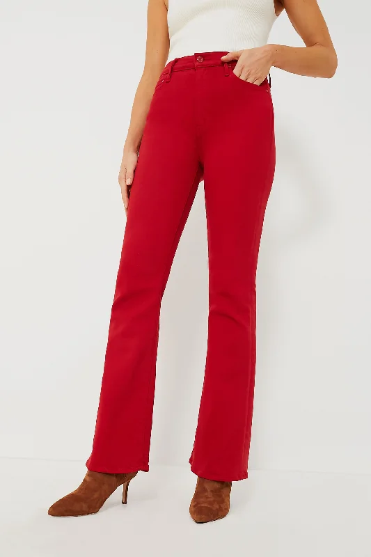 Haute Red High Waisted Weekender Skimp