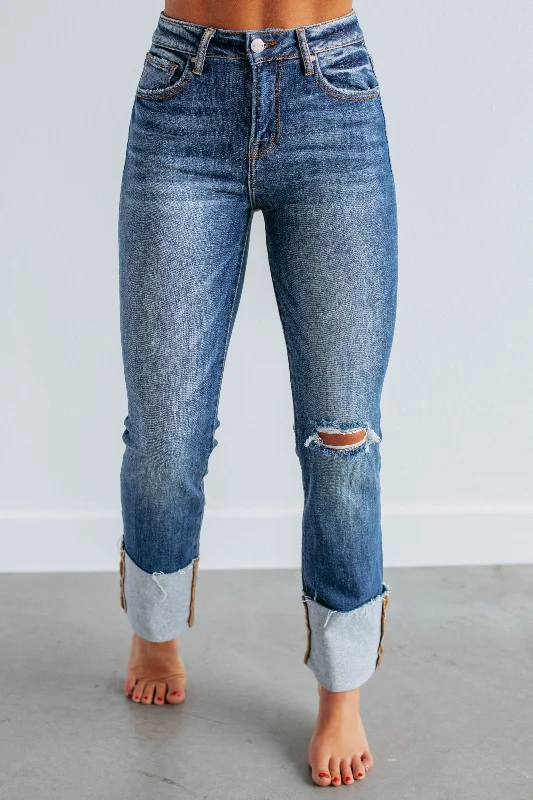 Kalen Risen Jeans - Dark Wash