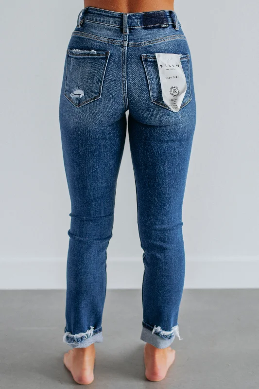 Monica Risen Jeans - Dark Wash