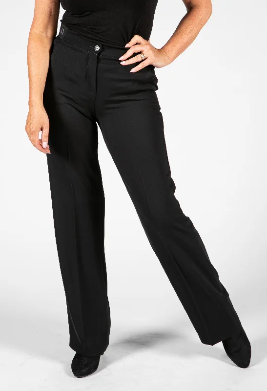 Straight Leg Stretch Waistband Suit Trouser