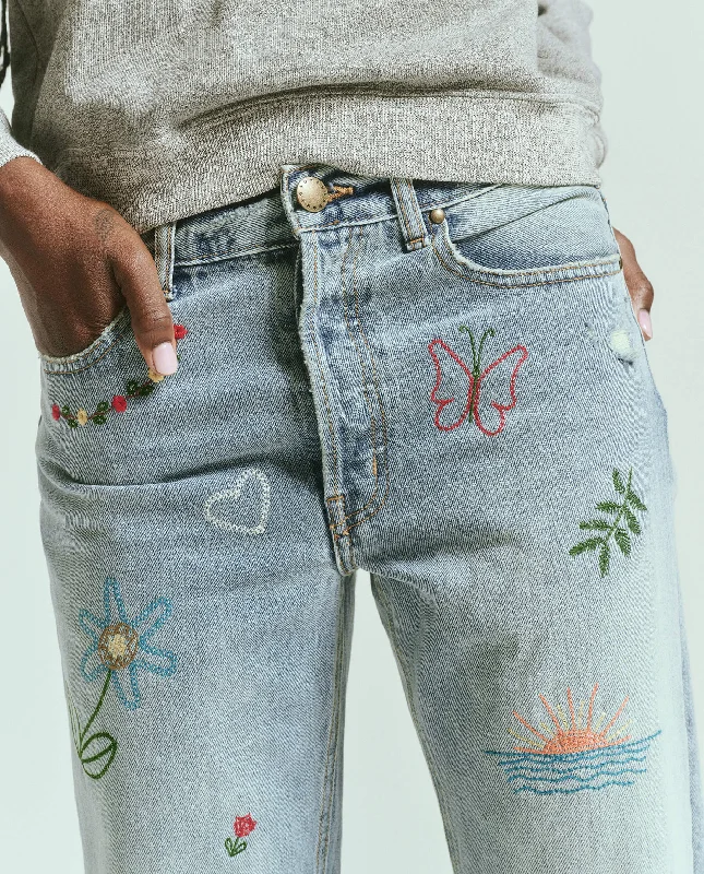 The Embroidered Wayne Jean. -- Kentucky Wash