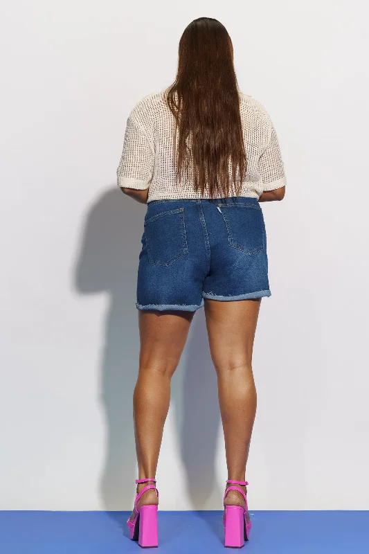 Upturn Indigo Denim Shorts